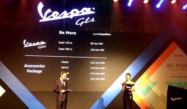 Vespa GTS 125/300cc chính thức ra giá RẺ choáng váng, 89 và 120 triệu đồng